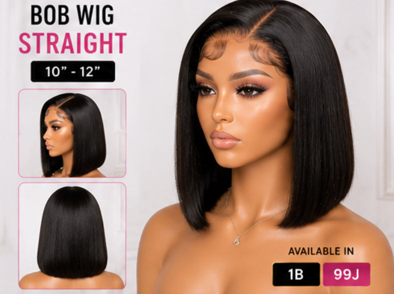 HD lace frontal bob wig